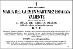 María del Carmen